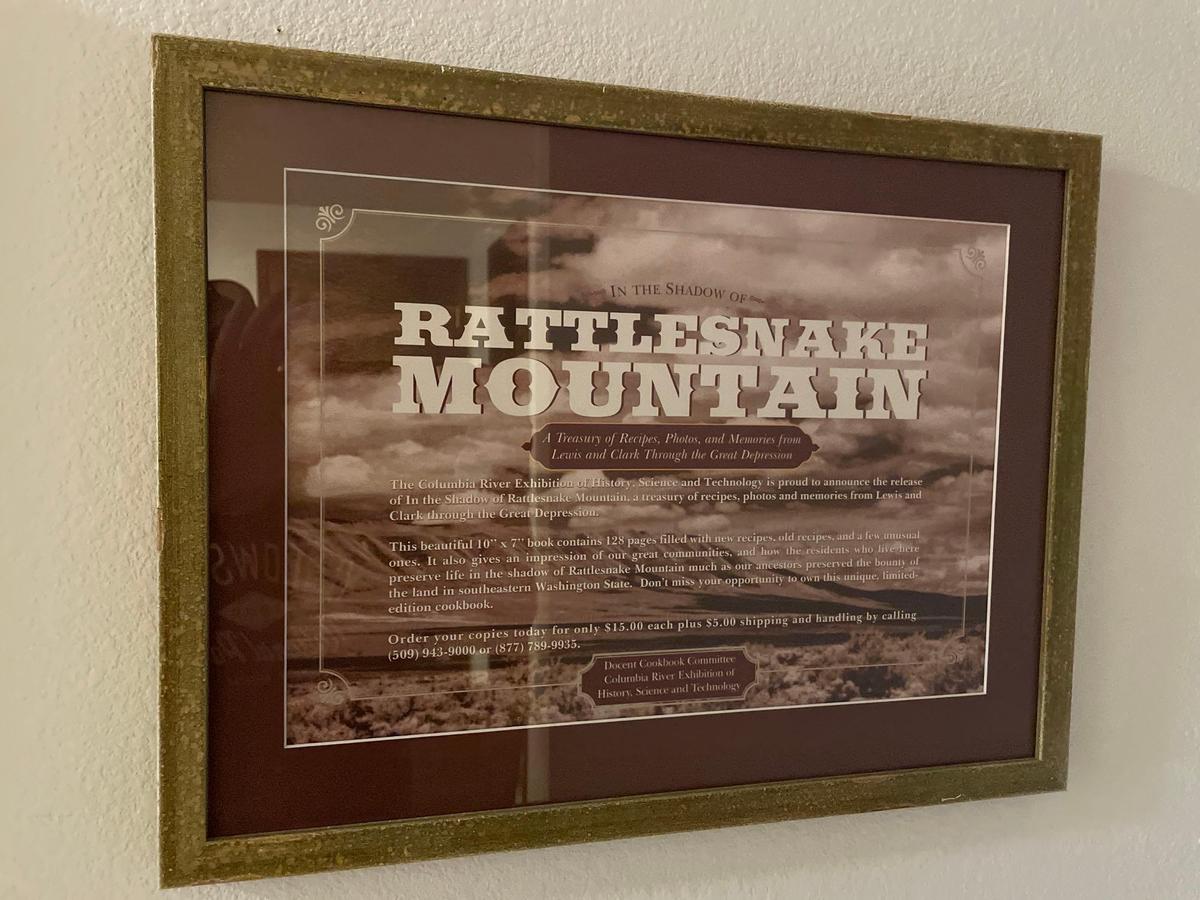 Framed Rattlesnake Mountain Sales Poster