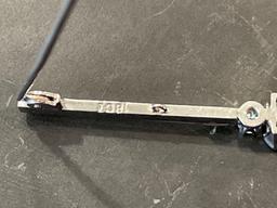 Bar pin w/sapphire, circa 1930.