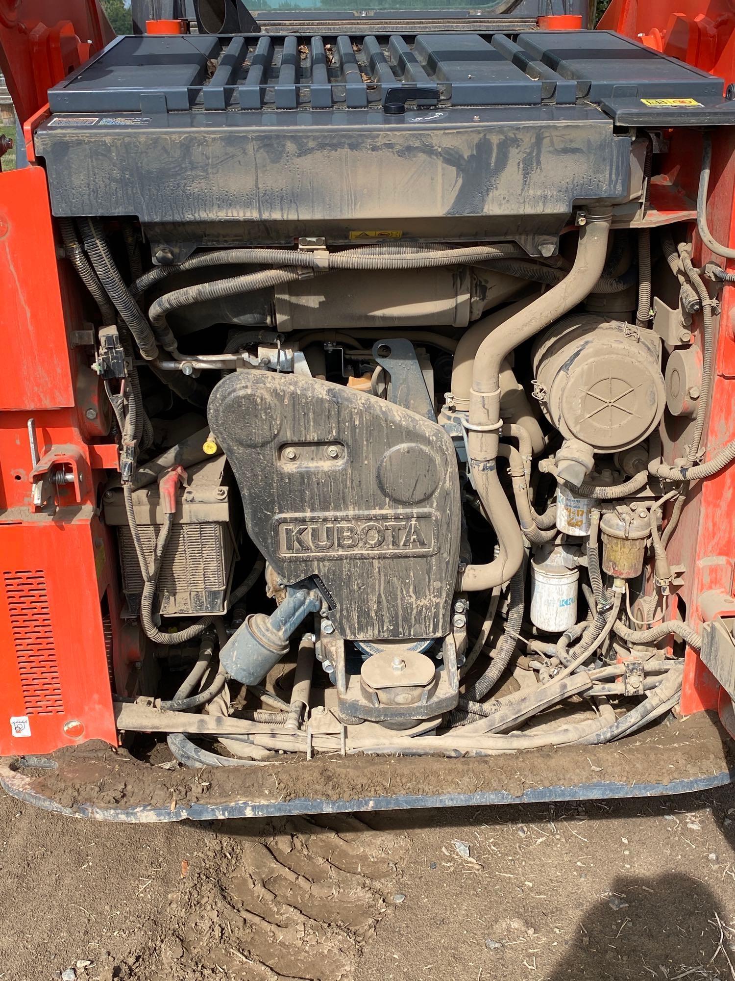 2019 Kubota Model SSV75 Skid Steer Loader w/ Clamshell Bucket