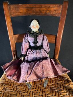 12" antique China doll