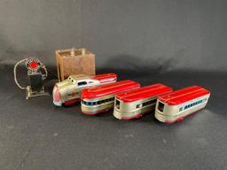 (2) Union Pacific Marx's train set's w/ controller & assorted tracks -see photo's-