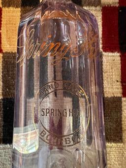 Antique Springhill Bourbon Bottle