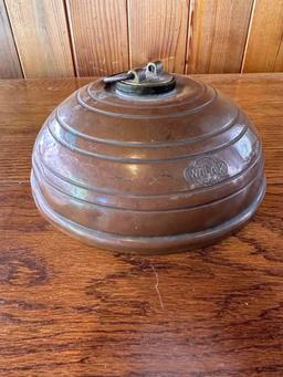 Antique Wafa Copper Bed Warmer