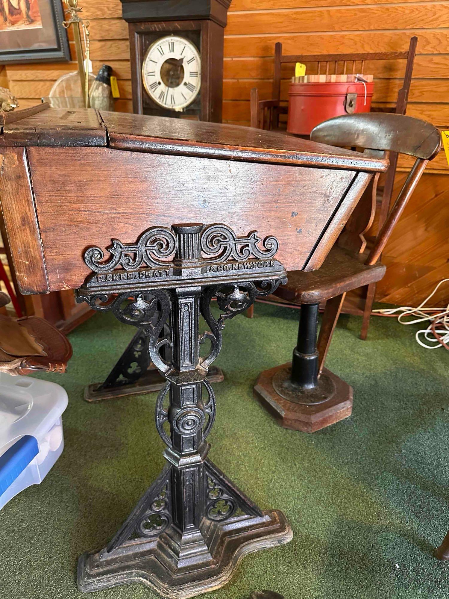 Antique 1900's School Desk with Chair