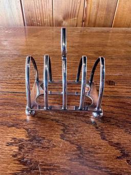 Silver Colored Vintage Letter Holder