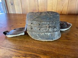 Early 1900's Leather football Helmet