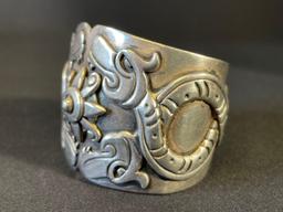 Sterling Silver Cuff "Rancho Alegre Mexico 2005"