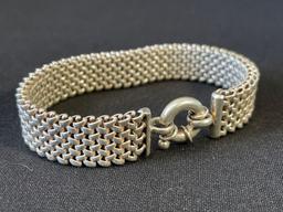 Sterling Silver Mesh Bracelet