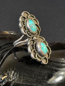 Vintage Sterling and Turquoise Ring