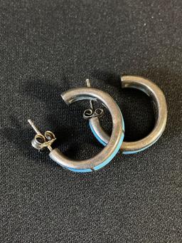 Sterling and Turquoise Errings