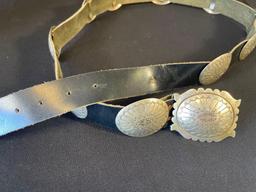 Sterling Silver Concho Belt