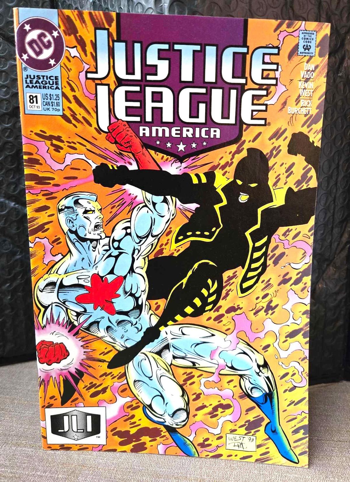 DC Comic Book Justice League 1991