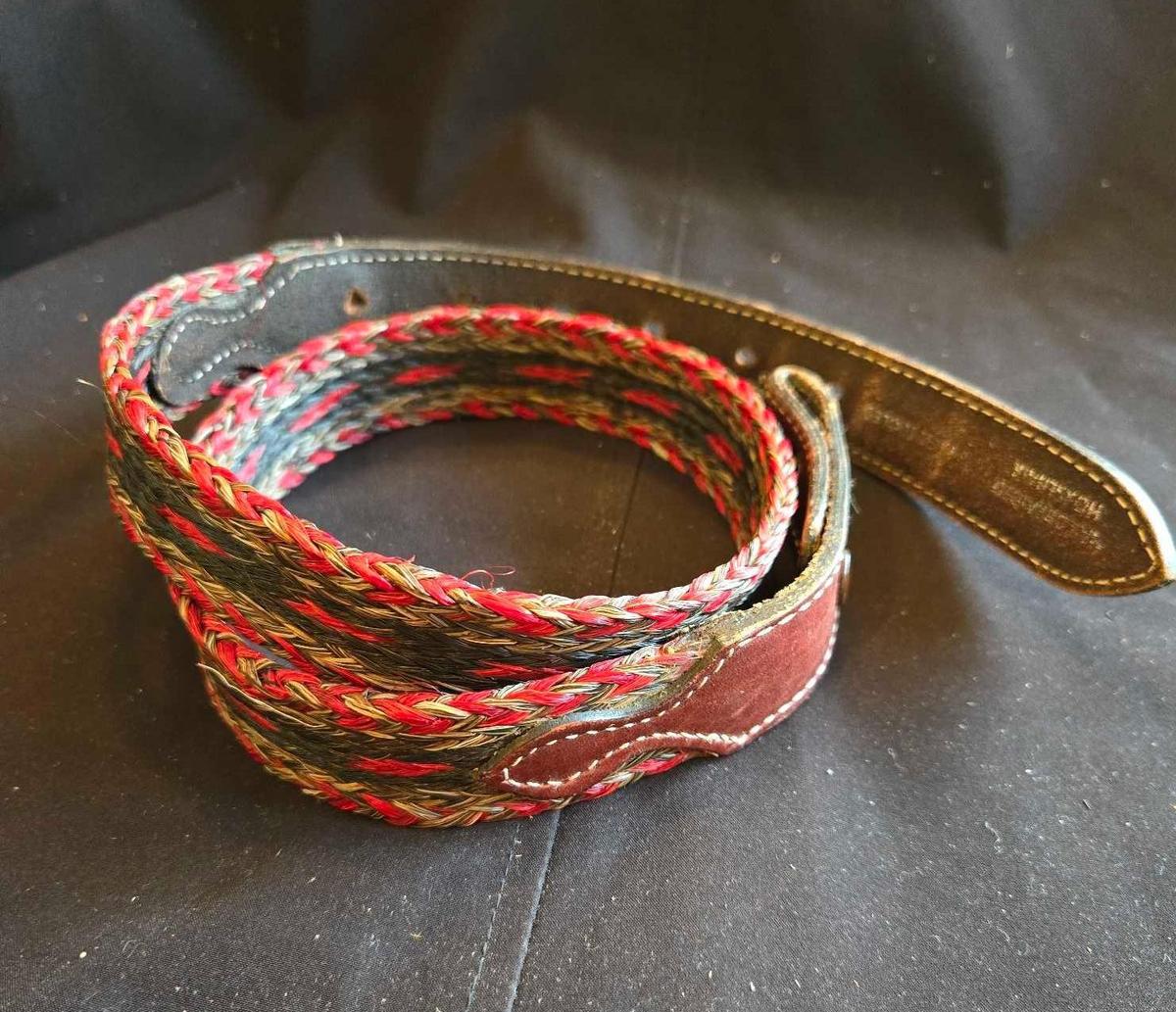 Western hitched belt