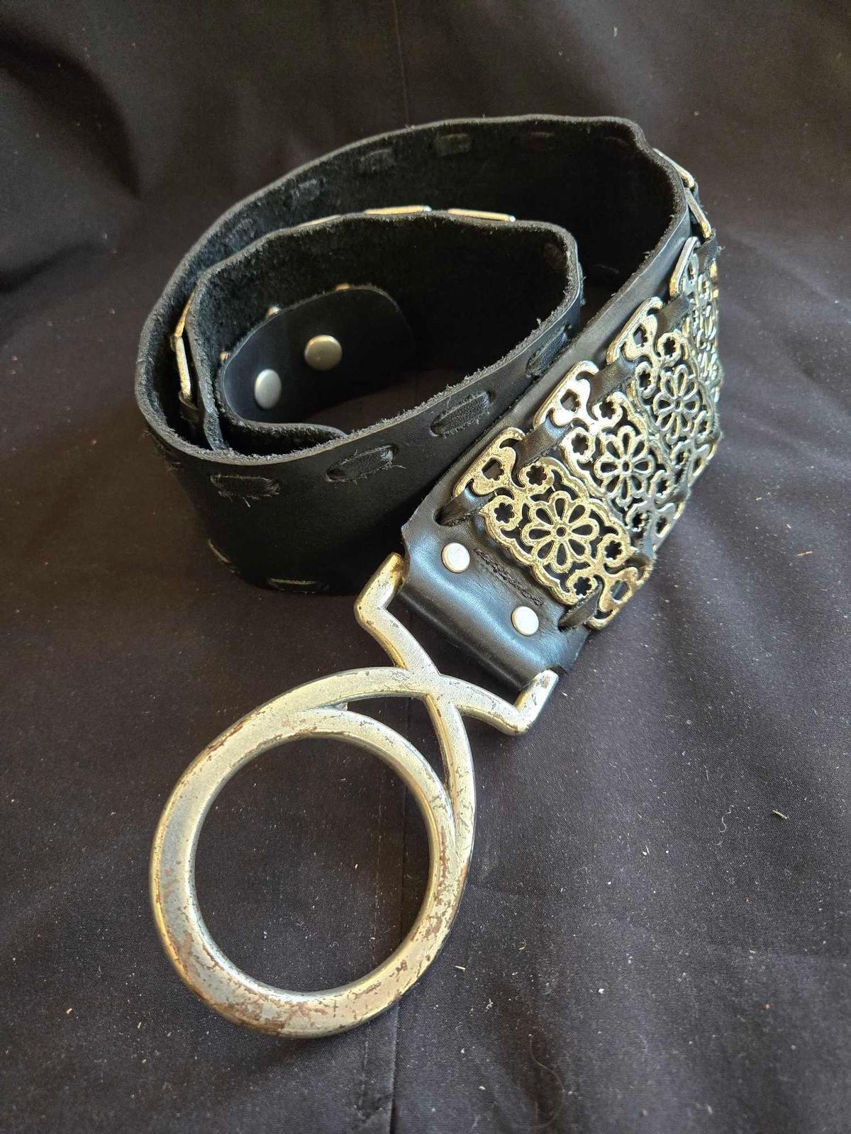 Western bling belt