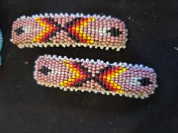 Native American Beaded Hair Accessories