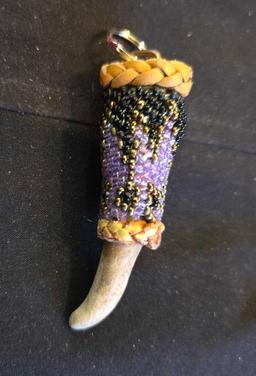 Native American Beaded Zipper Pull