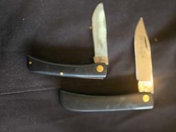 2 Folding pocket knives. Case and Sodbuster... BH Kloss