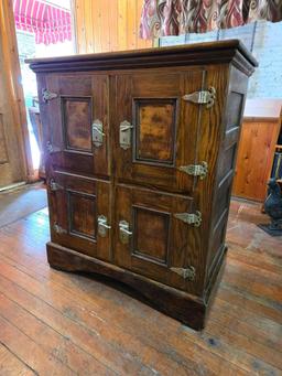 Antique Oak Ice Box