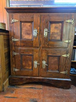 Antique Oak Ice Box