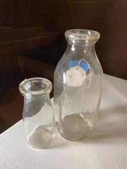 Milk bottles