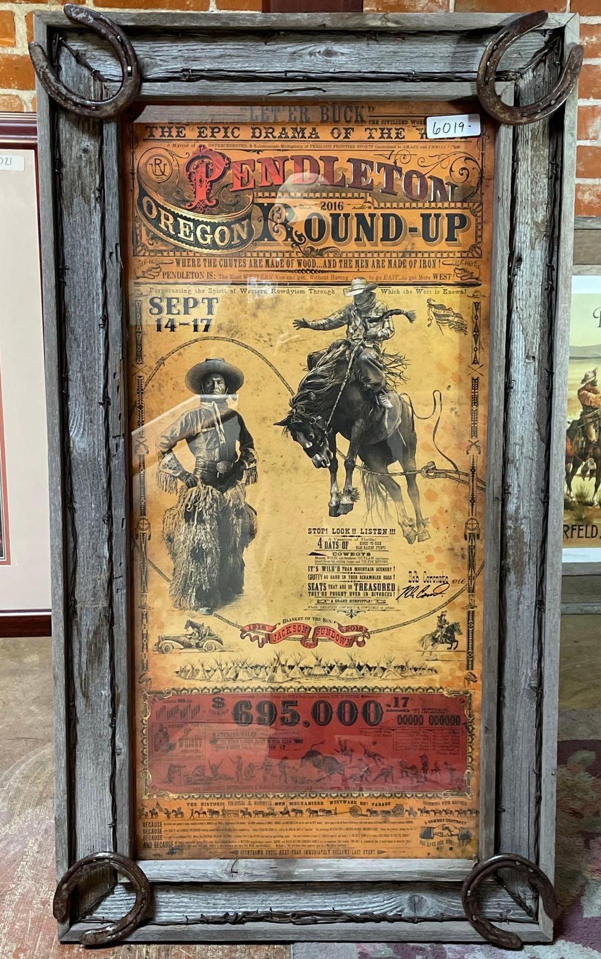 Bob Cornato (2016) "Pendleton Round-up" Signed