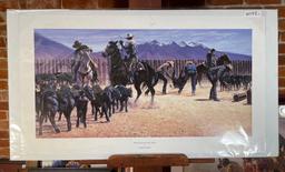 Larry Zabel (1940-2023) "Montana Black Gold" Signed