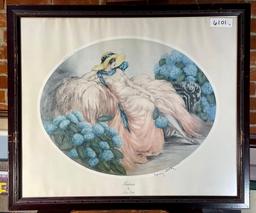 Louis Icart (1888-1950) "Hortense" Signed Print