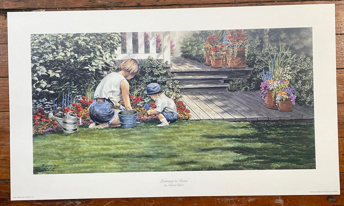 Michael Casper (1952-) "Learning to Grow" Signed Print