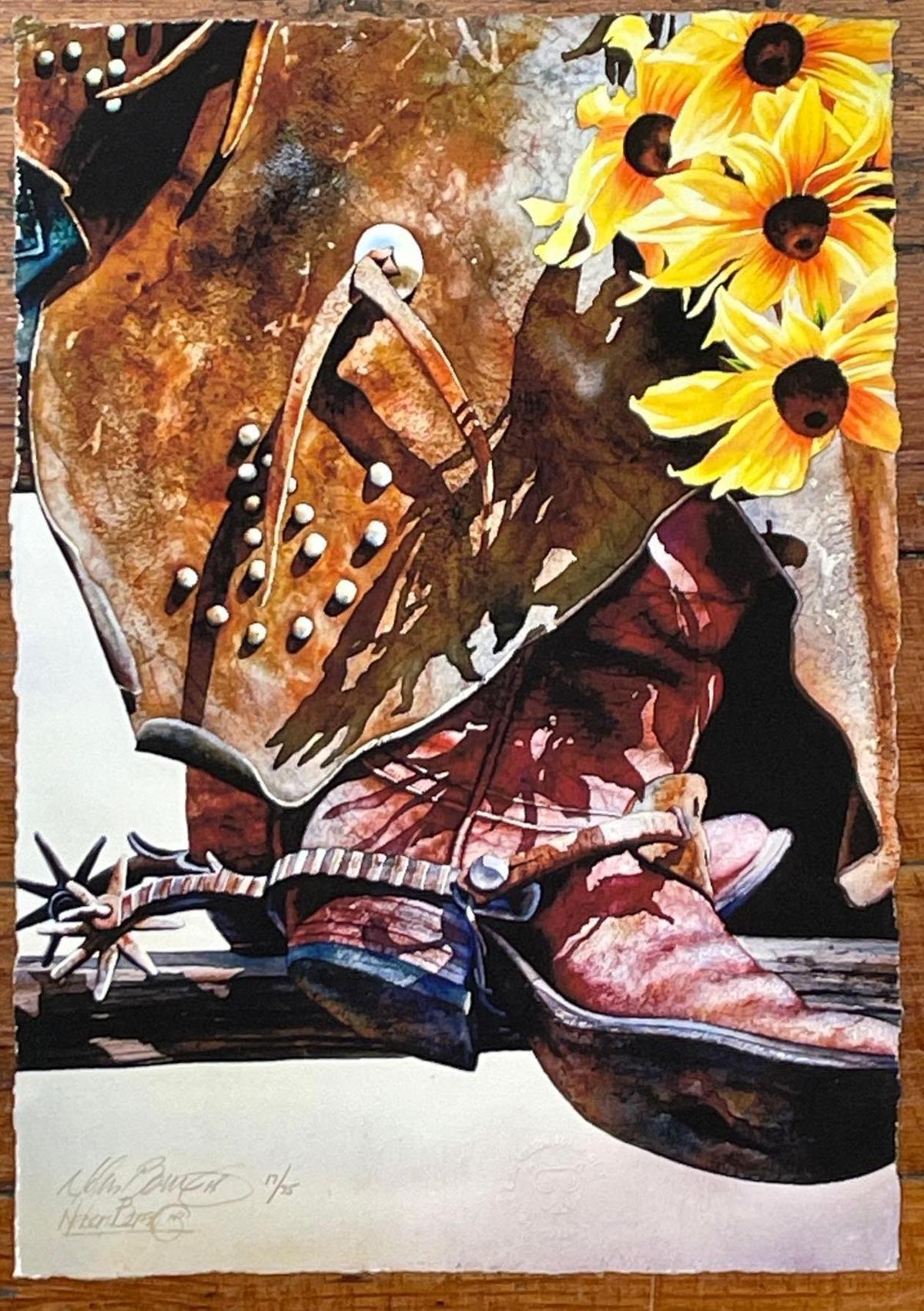 Nelson Boren (1981-) "Black Eyed Susie's For You" Signed Print