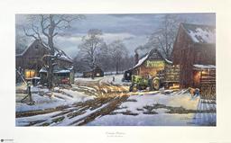 Dave Barnhouse (1995) "Country Partners" Signed Print