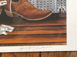Jennifer Miller "Boots After The Dance" Signed Print