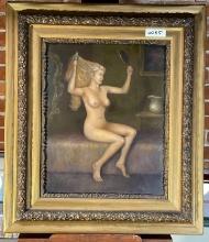 C.R. Jones (2010) "Nude" Signed Original Oil