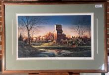 Terry Redlin (1937-2016) "Above the Fruited"  Signed Print