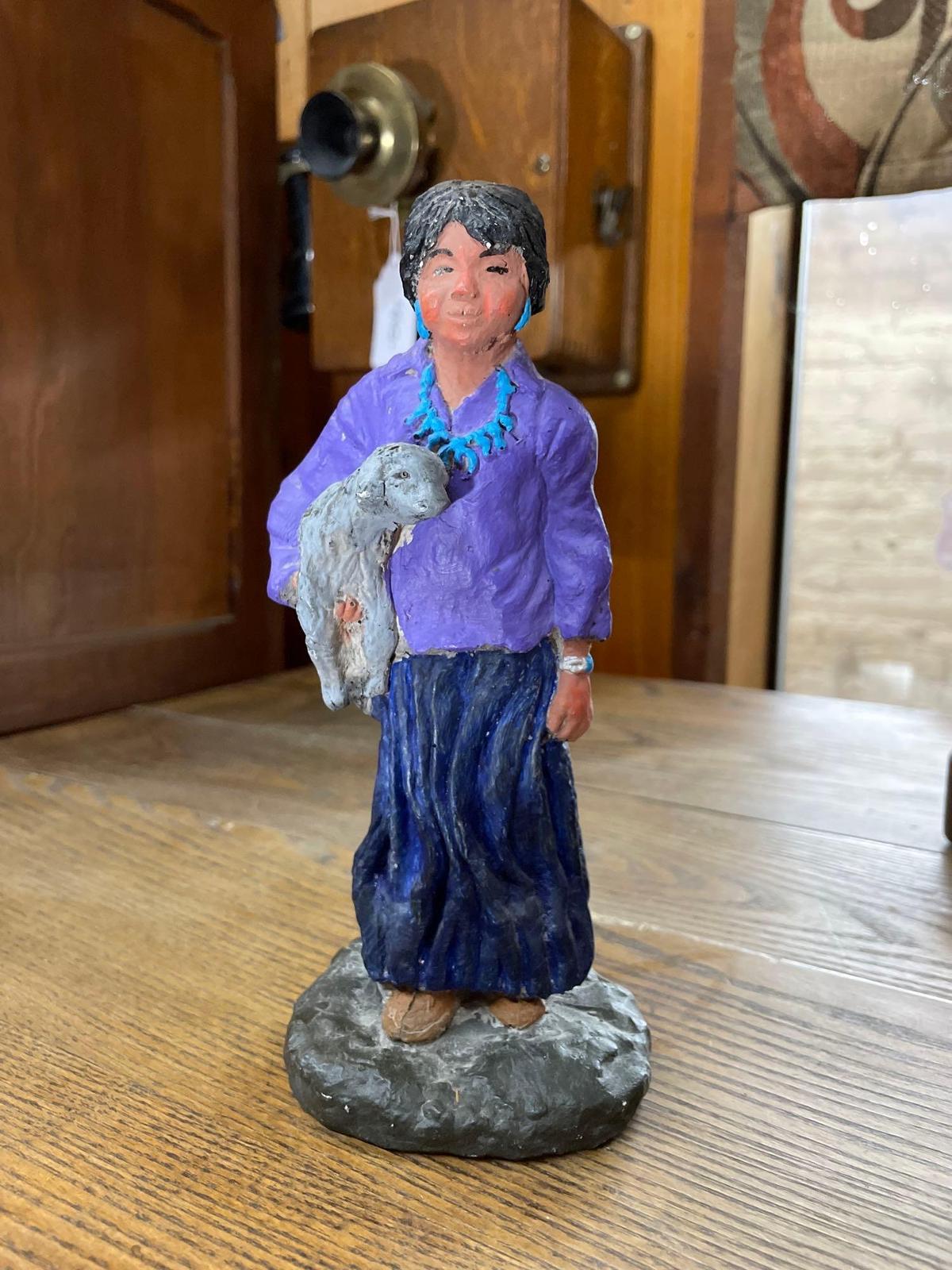 Sheepherder figurine