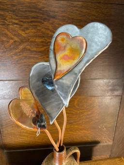 Handmade decorative hearts