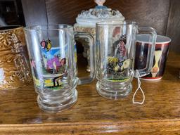 Misc mugs, other items