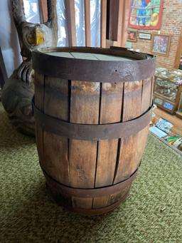 Wooden nail keg