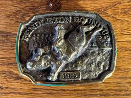 Pendleton RoundUp souvenir buckle