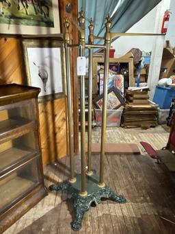 Brass coat rack