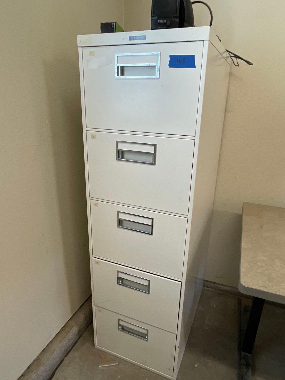 5-Drawer File Cabinet