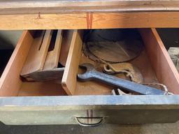 4-Drawer Work Bench/Table & Contents(See Photos)