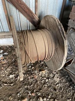 Spool Of Steel Cable