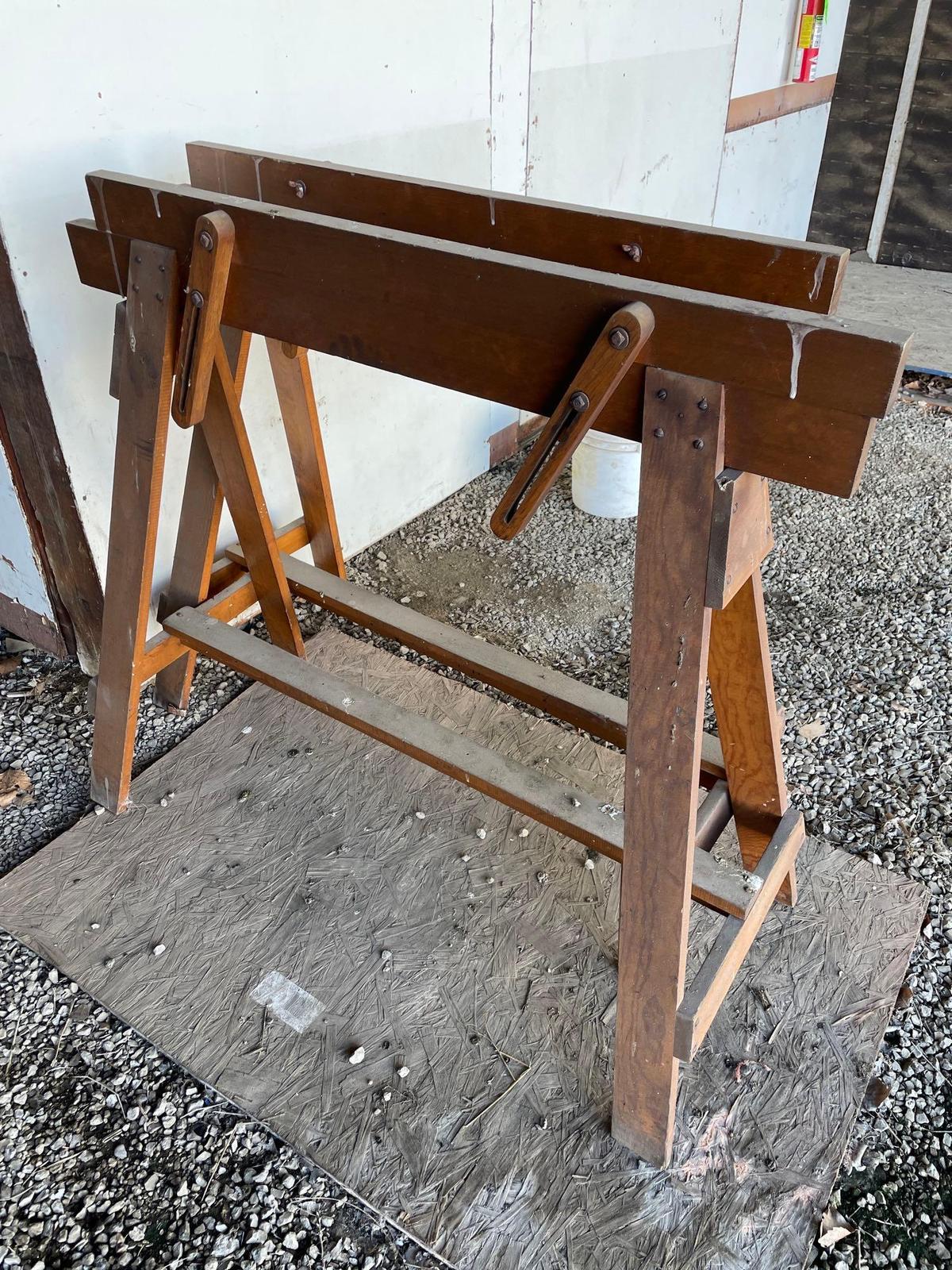 Pair Of Sawhorses