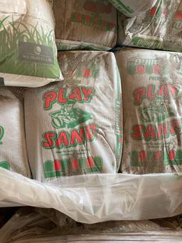 Pallet of Quickcrete Play Sand & Bag Of Fertilizer