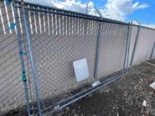 (2)Cyclone Fence Panels 10'4" x 6'4"