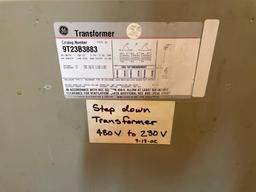 General Electric Transformer, 220 3-ph To 440 3ph