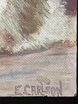 E.Carlson "Cat" painting