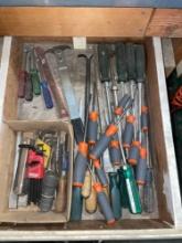 Drawer Of Screw Driver Sets