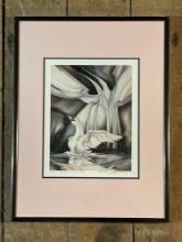Jody Bergsma "Bird In Water," Limited Edition Print 153/275 Signed LR