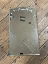 Etched Wall Mirror
